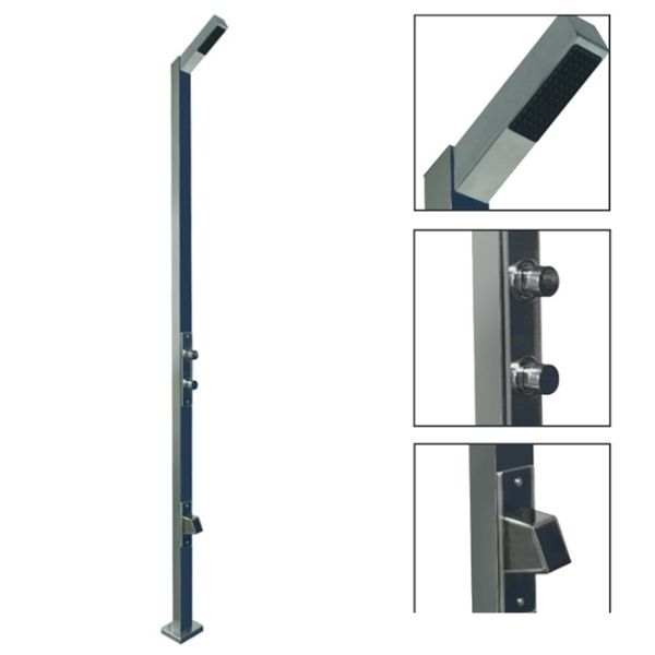 AstralPool Tek Başlıklı Timer'lı ve Ayak Yıkama Musluklu Havuz Duşu