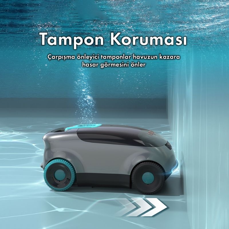 Aiper Scuba E1 Kablosuz Havuz Robotu - Görsel 6