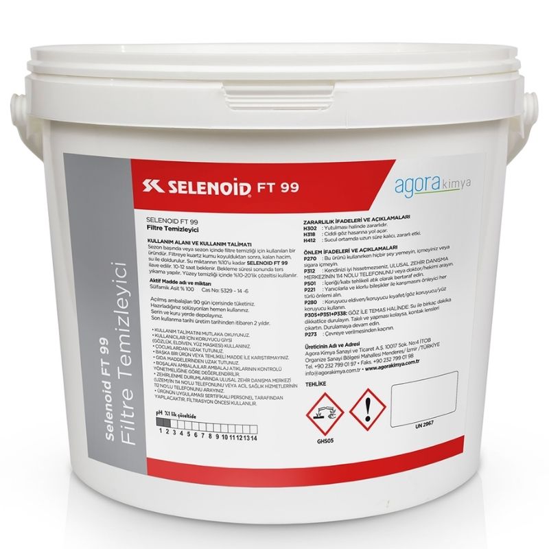 Selenoid 25 Kg Filtre Temizleyici